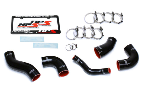 HPS Black Reinforced Silicone Intercooler Hose Kit for Kia 11-15 Optima 2.0L Turbo