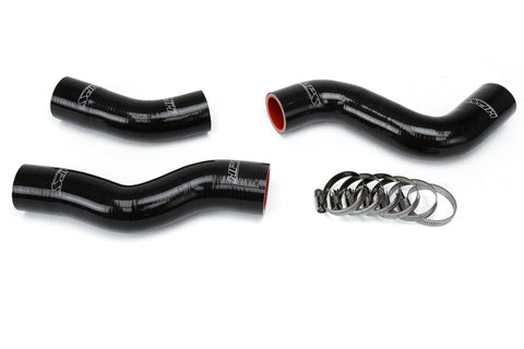 HPS Black Reinforced Silicone Radiator Hose Kit Coolant for Toyota 92-97 Land Cruiser FJ80 4.5L I6