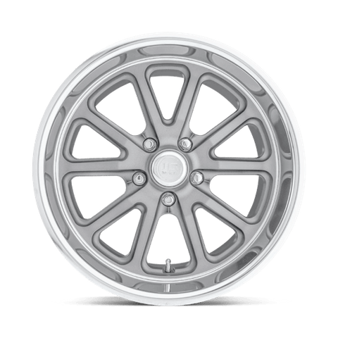 U111 Rambler Cast Aluminum Wheel in Matte Gunmetal Machined Finish from US Mags Wheels - View 4