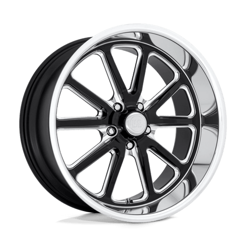 U117 Rambler Cast Aluminum Wheel in Gloss Black Milled Finish from US Mags Wheels - View 2