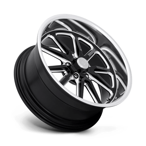 U117 Rambler Cast Aluminum Wheel in Gloss Black Milled Finish from US Mags Wheels - View 3