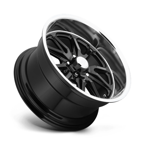 U121 Rambler Cast Aluminum Wheel in Gloss Black Finish from US Mags Wheels - View 3