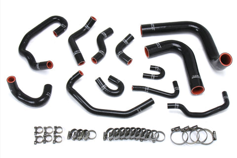 HPS Reinforced Black Silicone Radiator   Heater Hose Kit Coolant for Toyota 93-95 Pickup 3.0L V6 Left Hand Drive
