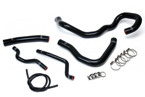 HPS Black Reinforced Silicone Radiator   Heater Hose Kit for Mitsubishi 08-17 Lancer 2.0L 2.4L DE ES GTS