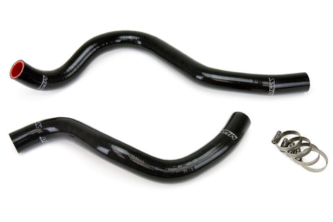 HPS Reinforced Black Silicone Radiator Hose Kit Coolant for Honda 98-02 Accord 3.0L V6