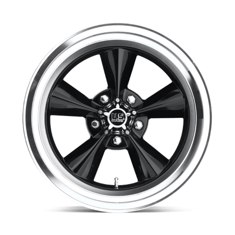 U107 Standard Cast Aluminum Wheel in Gloss Black Finish from US Mags Wheels - View 4