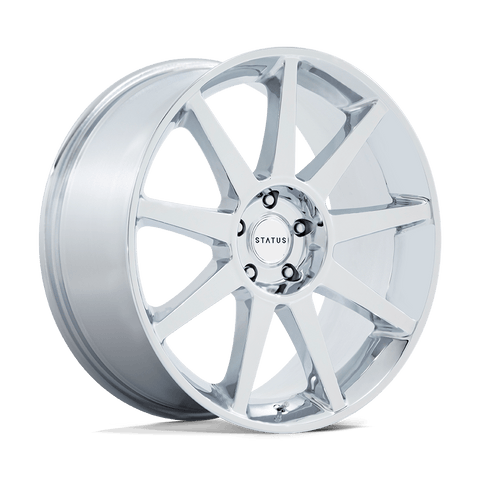 Mammoth Cast Aluminum Wheel in Chrome Finish from Status Wheels - View 1