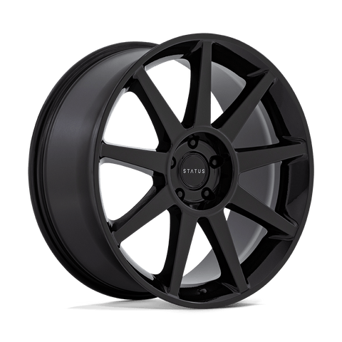 Mammoth Cast Aluminum Wheel in Gloss Black Finish from Status Wheels - View 1