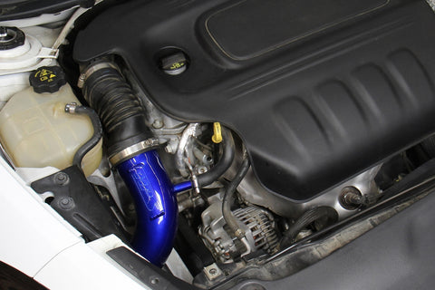 HPS Blue Cold Air Intake Kit Cool Long Ram CAI High Flow Filter 837-571BL