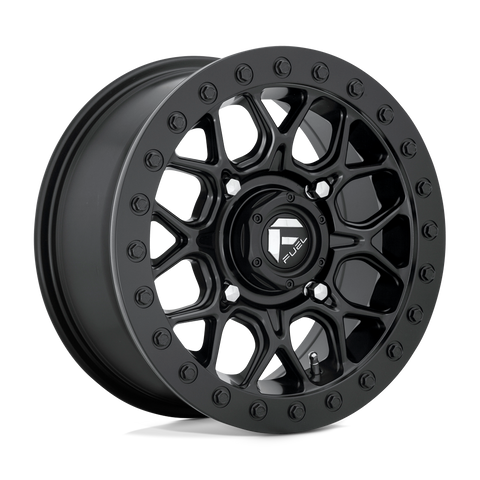 D916 TECH Beadlock Cast Aluminum Wheel in Matte Black Finish from Fuel Wheels - View 1