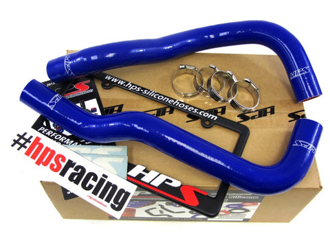 HPS Reinforced Blue Silicone Radiator Hose Kit Coolant for Toyota 05-18 Tacoma 2.7L 4Cyl