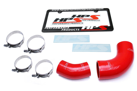 HPS Red Reinforced Silicone Intercooler Hose Kit for Mazda 2006 Mazdaspeed 6 2.3L Turbo
