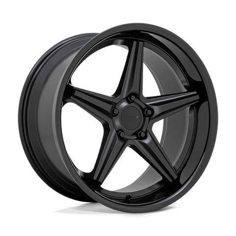 Launch Cast Aluminum Wheel in Matte Black with Gloss Black Lip Finish from TSW Wheels - View 2