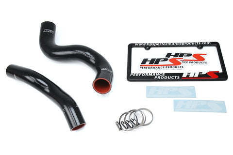 HPS Black Reinforced Silicone Radiator Hose Kit Coolant for Jeep 06-09 Commander 4.7L V8 XK