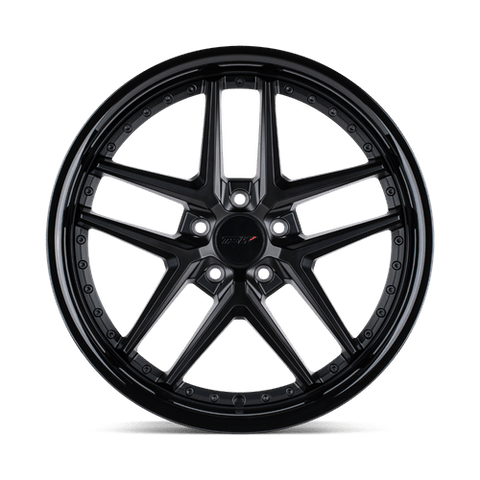 TSW Premio Cast Aluminum Wheel - Matte Black With Gloss Black Lip