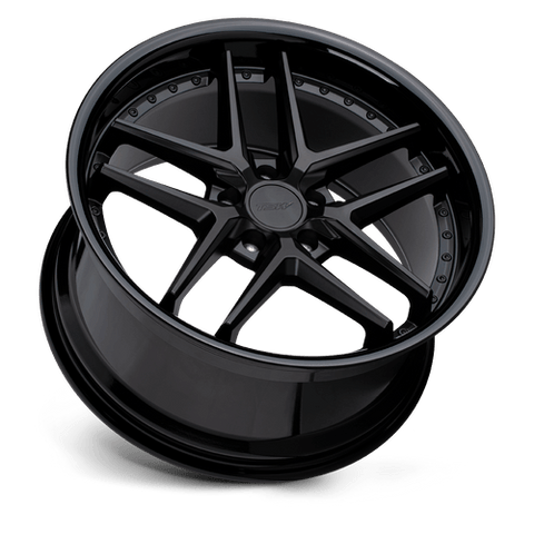 TSW Premio Cast Aluminum Wheel - Matte Black With Gloss Black Lip