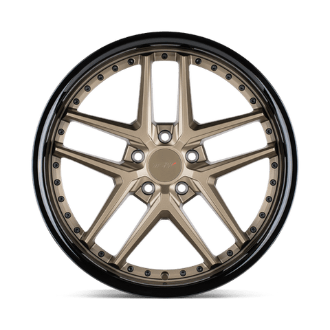 TSW Premio Cast Aluminum Wheel - Matte Bronze With Gloss Black Lip