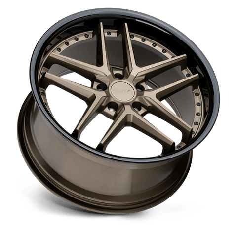 TSW Premio Cast Aluminum Wheel - Matte Bronze With Gloss Black Lip