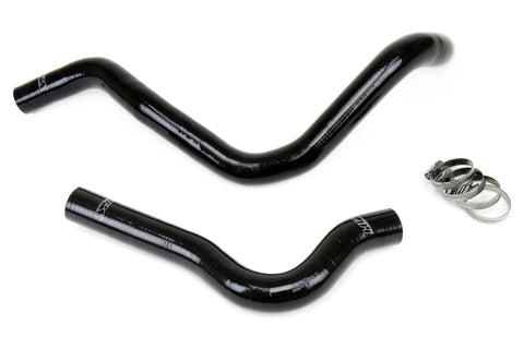 HPS Black Reinforced Silicone Radiator Hose Kit Coolant for Honda 93-97 Del Sol DOHC VTEC B16