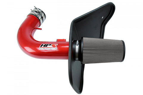 HPS Performance Red Cold Air Intake Kit for 10-15 Chevy Camaro SS 6.2L V8