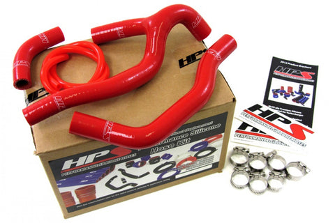 HPS Red Reinforced Silicone Radiator Hose Kit Coolant for Honda 05-08 CRF450R