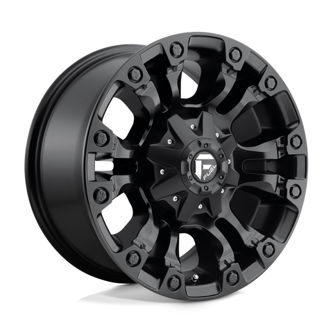 D560 Vapor Cast Aluminum Wheel in Matte Black Finish from Fuel Wheels - View 1