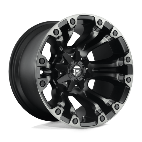 D851 Vapor Cast Aluminum Wheel in Matte Black Gray Tint Finish from Fuel Wheels - View 1