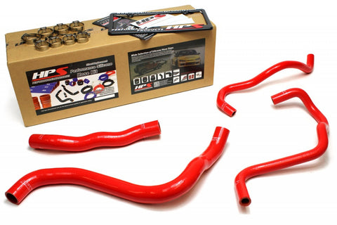 HPS Red Reinforced Silicone Radiator   Heater Hose Kit for Honda 13-17 Accord 3.5L V6 LHD