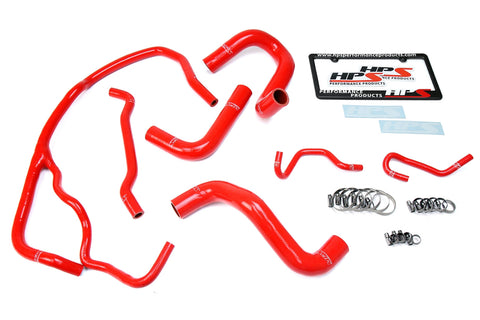 HPS Red Reinforced Silicone Radiator Hose Kit Coolant for Toyota 17-18 Corolla iM 1.8L