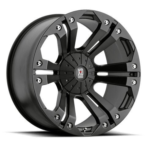 XD778 Monster Cast Aluminum Wheel - Matte Black