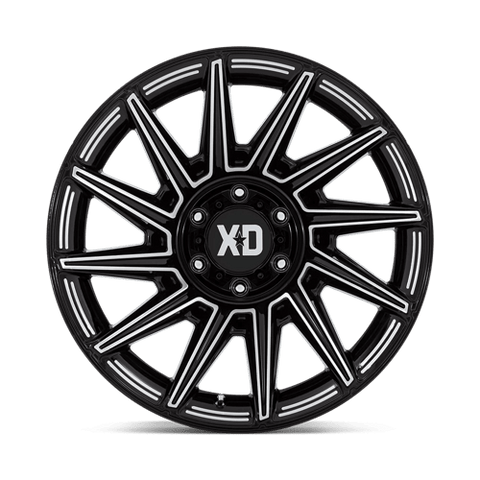 XD867 Specter Cast Aluminum Wheel in Gloss Black Milled Finish from XD Wheels - View 5