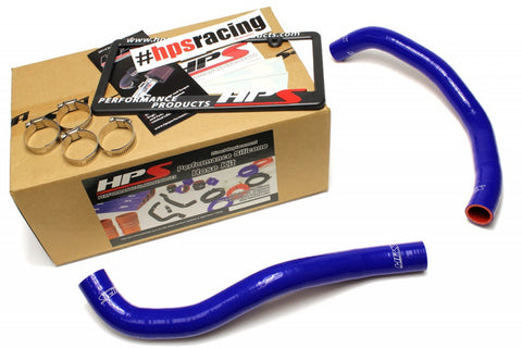 HPS Blue Reinforced Silicone Radiator Hose Kit Coolant for Honda 03-07 Accord 2.4L 4Cyl