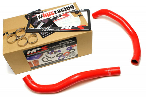 HPS Red Reinforced Silicone Radiator Hose Kit Coolant for Honda 03-07 Accord 2.4L 4Cyl