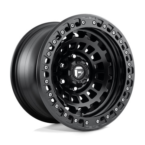 D101 Zephyr Beadlock Cast Aluminum Wheel in Matte Black Finish from Fuel Wheels - View 1