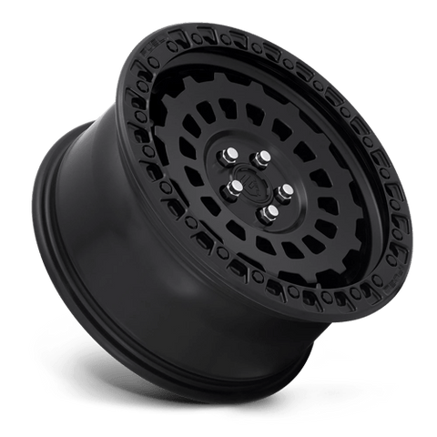 D633 Zephyr Cast Aluminum Wheel in Matte Black Finish from Fuel Wheels - View 3