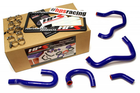 HPS Blue Reinforced Silicone Heater Hose Kit for Honda 06-09 S2000