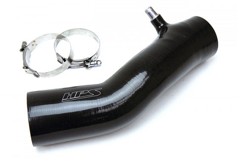 HPS Black Reinforced Silicone Post MAF Air Intake Hose Kit for Toyota 16-17 Tacoma 3.5L V6