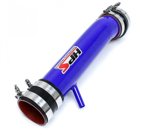 HPS Blue Shortram Post MAF Air Intake Pipe Cool Short Ram SRI 27-560BL