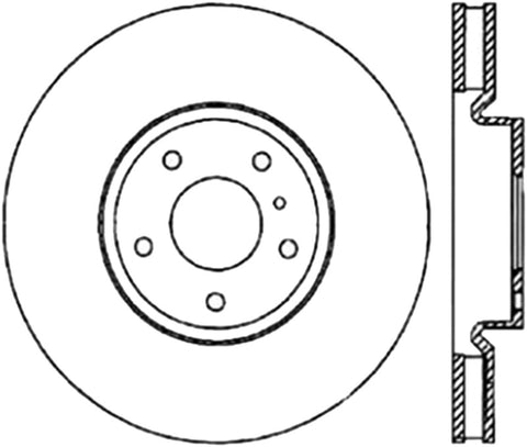 StopTech Slotted & Drilled Sport Brake Rotor