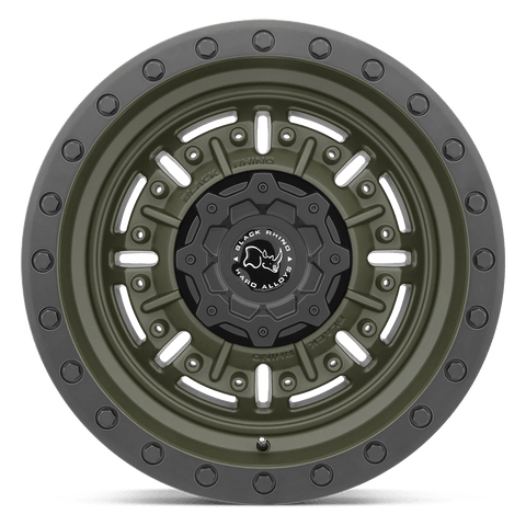 Black Rhino Abrams Cast Aluminum Wheel - Olive Drab Green (BRABR