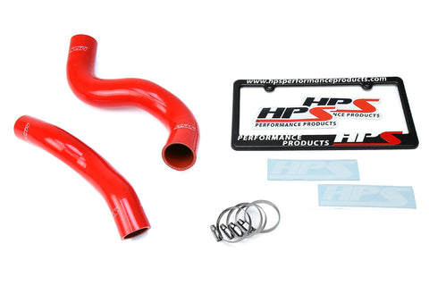 HPS Red Reinforced Silicone Radiator Hose Kit Coolant for Jeep 06-09 Commander 4.7L V8 XK