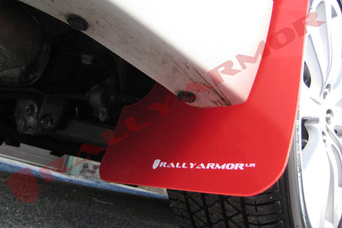 Rally Armor 02-07 Subaru RS/2.5i/WRX/STI (06-07 Wagon Req. Front Flap Mod.) Black Mud Flap BCE Logo