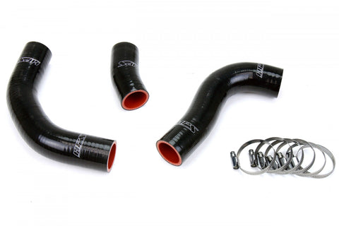 HPS Reinforced Black Silicone Radiator Hose Kit Coolant for Toyota 88-90 Land Cruiser FJ62 4.0L I6