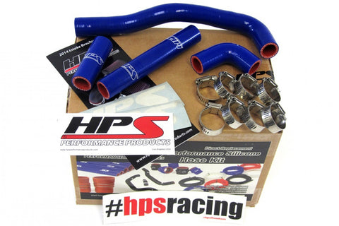 HPS Blue Reinforced Silicone Radiator Hose Kit for Kawasaki 88-04 KX500