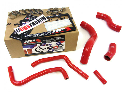 HPS Red Reinforced Silicone Radiator   Heater Hose Kit for Toyota 17-20 86