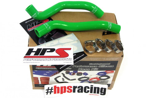 HPS Green Reinforced Silicone Radiator Hose Kit for Kawasaki 08-14 KFX450R