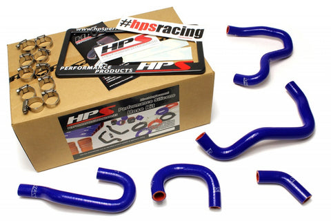 HPS Blue Reinforced Silicone Heater Hose Kit for Honda 00-05 S2000