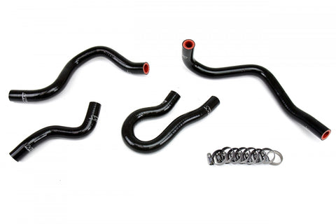 HPS Reinforced Black Silicone Heater Hose Kit Coolant for Honda 99-00 Civic EM1 Si B16 1.6L DOHC