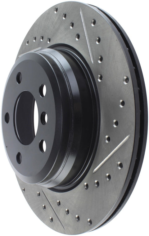 StopTech 12-16 BMW 335i Slotted & Drilled Rear Left Rotor