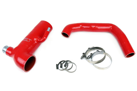 HPS Red Reinforced Silicone Post MAF Air Intake Hose   Sound Tube 2pc Kit for Subaru 13-16 BRZ